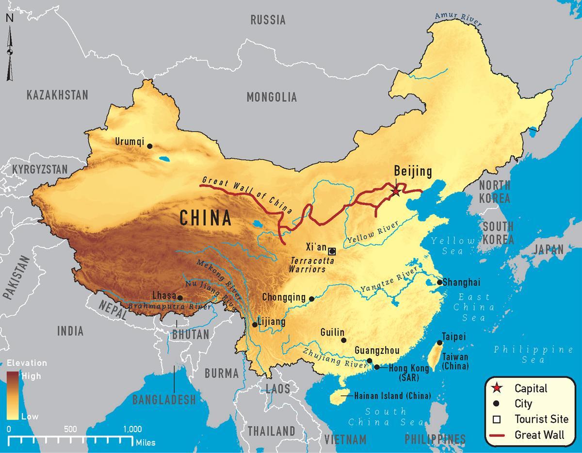 מפה של סין