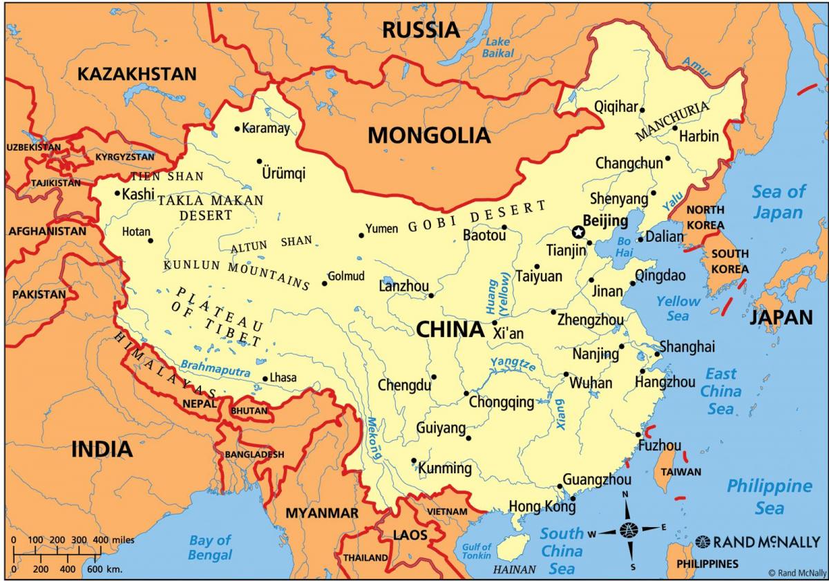 סין המפה הפוליטית