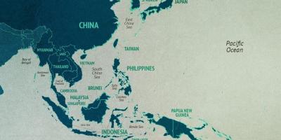 סין דרום ים סין מפה