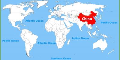 מפת העולם של סין