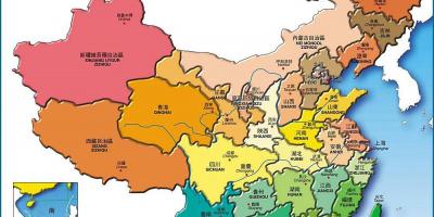 מפת מחוזות סין